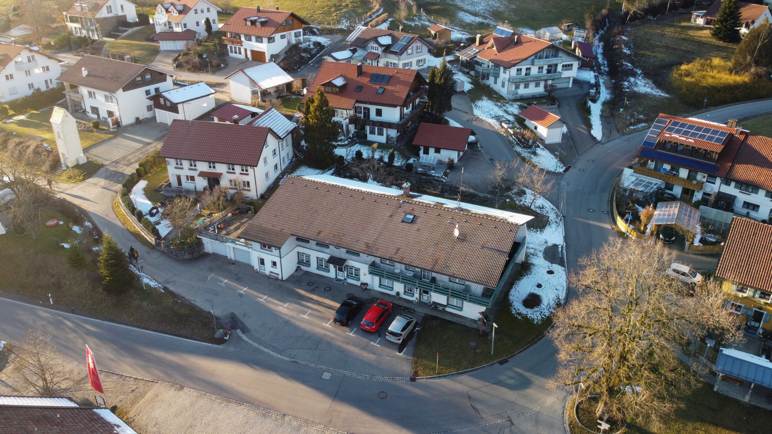Gästehaus Drohnenbild